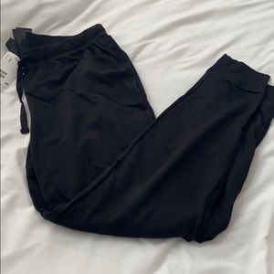 NWT Black Cotton Joggers Sz M H&M